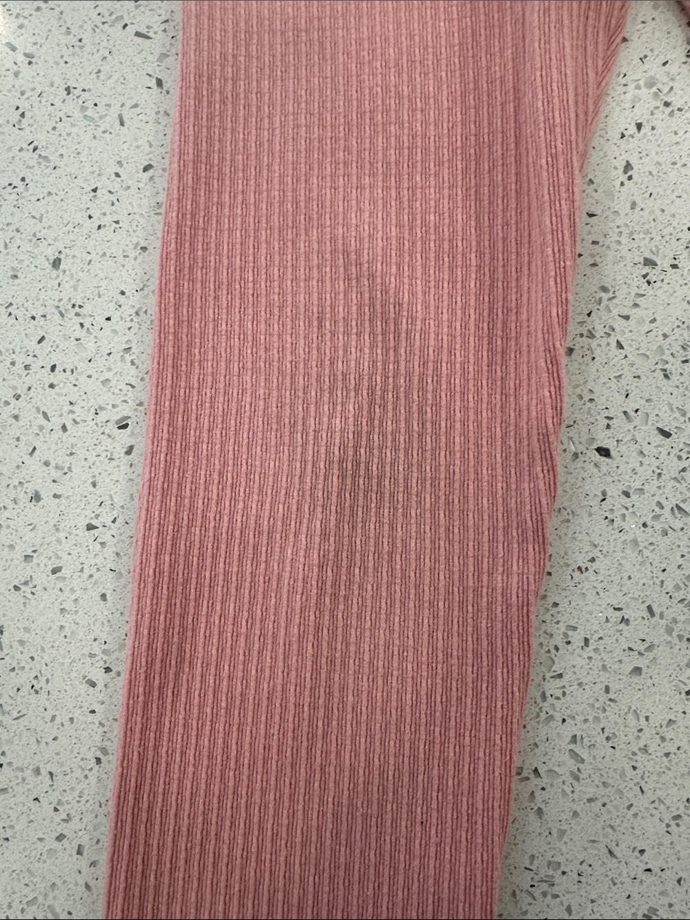 Tea Collection Ribbed Pink Leggings - Picture 4 of 5
